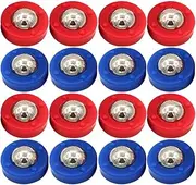 INOOMP 32pcs Mini Shuffleboard Replacement Set Durable Board Game Parts for Table Soccer Curling Enhance Shuffleboard Skills with Variety of Game Options