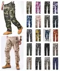 BACKBONE Mens Casual Camouflage Cargo Pants Military Army Combat BDU Pants