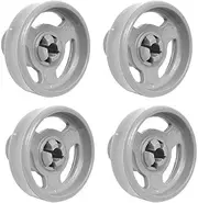 4X Dishwasher Lower Basket Rack Wheels for Whirlpool ADP7000 ADP8000 ADP9000 Haier DW12-TFE3BL-F DW12-TFE3S DW60CDW1 DW60CDW2 HDW100WHT DWF077