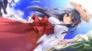 Anime amakoi syrups girls visual novel miko black hair Playmat Game Mat Desk