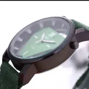 Factory direct fashion quartz watch men's canvas belt hollow inverted triangle m