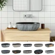 Countertop Basin Vanity Sink Wash Basin Bathroom Toilet Washroom Ceramic vidaXL
