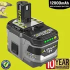12.0Ah For Ryobi P108 ONE PLUS 18V Lithium Battery P107 P104 RB18L26 RB18L50 NEW