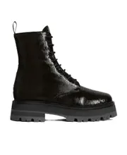 LACE-UP BOOT CELINE BULKY in SEQUINS 36 black