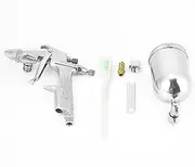 K3 Spray Gun, Airbrush with 0.5mm Nozzle for Exterior Wall Painting, Furniture Repair, Round Head Sprayer for DIY Projects