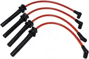 Ignition Spark Plug Wire Cable Set R50 R53 10.2mm for Mini Cooper 2002 2003 2004 2005 2006 Supercharged 1.6L (Component)
