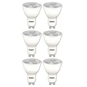 6x Energizer LED GU10 3.4w 220V Warm White Downlight Spot Light Bulb Lamp Bulb