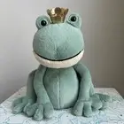 Retired! Jellycat Fabian Frog Prince NWT Authentic Plush + Dust Bag (Gold Crown)
