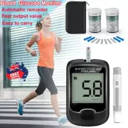 Blood Glucose Monitor Diabetes Testing Kit Blood Sugar Meter w/50 Test Strips_