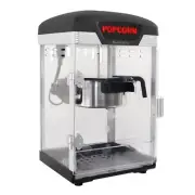 West Bend 4Qt Theater Popcorn Popper with LED Sign Easy Cleanup for Movie Nights