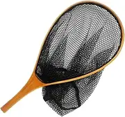 Eigell Fly Fishing Net Hand Fish Landing Net Catch and Release Quick Drying Portable Fishing Mesh Net Landing Net for Saltwater Boat