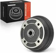 A-Premium Front Brake Drums Set Compatible with Kawasaki Mule 3000/Mule 3010 2001-2008, Mule 4000/Mule 4010 2009-2021