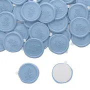 Eucalyptus Wax Seal Stickers - 50Pcs Eucalyptus Self Adhesive Wax Sealing Sticke