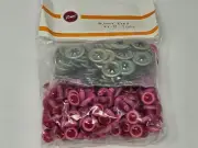 Bulk Zims Red Pink Albino 12mm Bunny Rabbit Plastic Safety Amigurumi Craft Doll