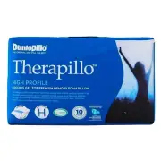 Dunlopillo Therapillo Cooling Gel Top High Profile Memory Foam Pillow
