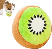 Plush Dog Toy - Plush Toys for Dogs,Mental Enrichment Treat Fruit Design Stuffed Teether for Chewing Teething Training Fetch Indoor Outdoor Crate Birthday Easter