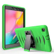 Catzon Shock Wave Kickstand Case Heavy Duty Rugged Anti-Fall Protection For Samsung Tab A 8inch T290/T295(2019)-Green