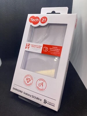 NEW - Tech 21 EVO CLEAR Case - Samsung Galaxy S23 Ultra