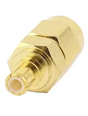 SMA Male to MCX Male Jack Straight Coaxial RF Connector Adapter USA