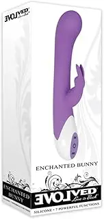 Evolved Enchanted Bunny - Purple 19 cm (7.5'') Rabbit Vibrator