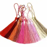 30pcs Warm colors Fringe Tassel Finishes Decor Sewing Hanging Trims Craft DIY