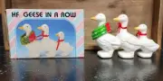HF Christmas Geese In A Row New In Box