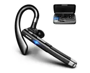 Bluetooth Headset for Cell Phone, V5.1 Bluetooth Wireless Earpiece Headset with CVC 8.0 Noise Canceling Microphone