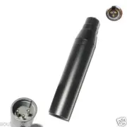 TA3F 3Pin Mini XLR Condenser Microphone to XLR 3-Pin made Phantom Power Adaptor