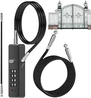Combination Bike Lock Cable | Cable Bike Lock,Weatherproof Uncuttable High-Security Chain Rope for Motorcycle Urban Travel Scooter Campus Fence