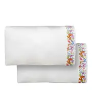 Dea Palm Beach Farfalle Butterfly Sateen Pillowcase Pair, King