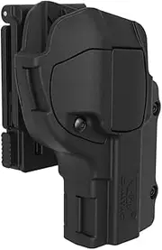 OWB Holsters For Beretta 92 92FS Index Finger Released | Cant Adjustable | Auto Lock | External Waist Carry | Matte Finish - Right Handed