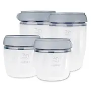 Silicone Storage Container Set of 4 - Organised & Secure