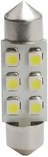 M-Tech l928b LED Lamp C5 W 36 mm 6 xsmd3528 24 V, Set of 10