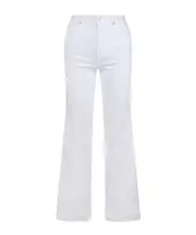 7 For All Mankind Wide Leg Pants 23,24,25,26,27,28,29,30,31 White