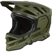 O'NEAL Blade Polyacrylite Strike Matt Olive Black Downhill Bicycle Helmet