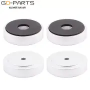 40*10mm Silver Aluminum Speaker AMP Chassis Isolation Feet Stand Pad Floor Base