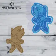 Super Sonic Cookie Cutter and Embosser - 9cm x 6.1cm