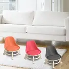 Rolling Stool Swivel Chair 360° Rotating Back Support Roller Seat Short Stool