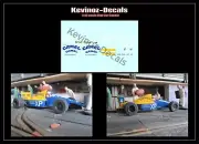 1/32 Scale Decals for NSR / Scalextric Tyrrell 018 - 2 Versions