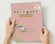 Notebook a4 8mm Ruled 64 Pages