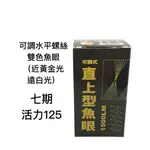 【安德魯ANDREW】七期 活力125 直上魚眼LED機車大燈 雙色可調水平螺絲  | 即將絕版 | 台中采鑽公司貨