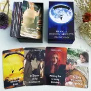 Soulme Twin Flame Love Oracle Cards, Hearts Hidden Secrets Oracle Deck, 78 Tarot