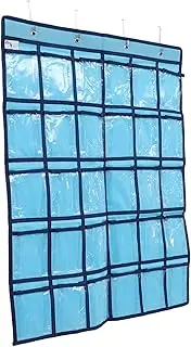 HONMEET Practical Classroom Pocket Chart Wall Mountable Door Organizer Cell Phone Calculator Holder