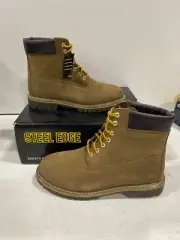 Men's Steel Edge SC3053OLV Work Boots - Olive Green - US Size 12