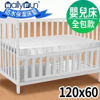 在飛比找PChome24h購物優惠-WallyFun 嬰兒床用100%防水保潔墊 -全包式(12