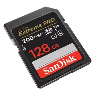 SanDisk 128GB 128G SDXC【200MB/s Extreme Pro】4K U3 A2 V30 相機記憶卡