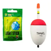 Hookem Squid Float with Glow Stick Attachment (incl Glow Stick)