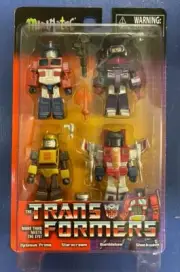 TRANSFORMERS MINIMATES SERIES 1 BOX SET OPTIMUS PRIME BUMBLEBEE SHOCKWAVE +++