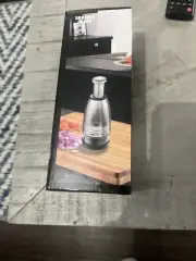 Sharper Image Stainless Steel Easy Chopper-Brand New in Box Food Chopper New