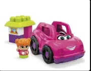 Mega Bloks Catie Convertible First Builders Vehicle Ages 1+, 6 Pieces